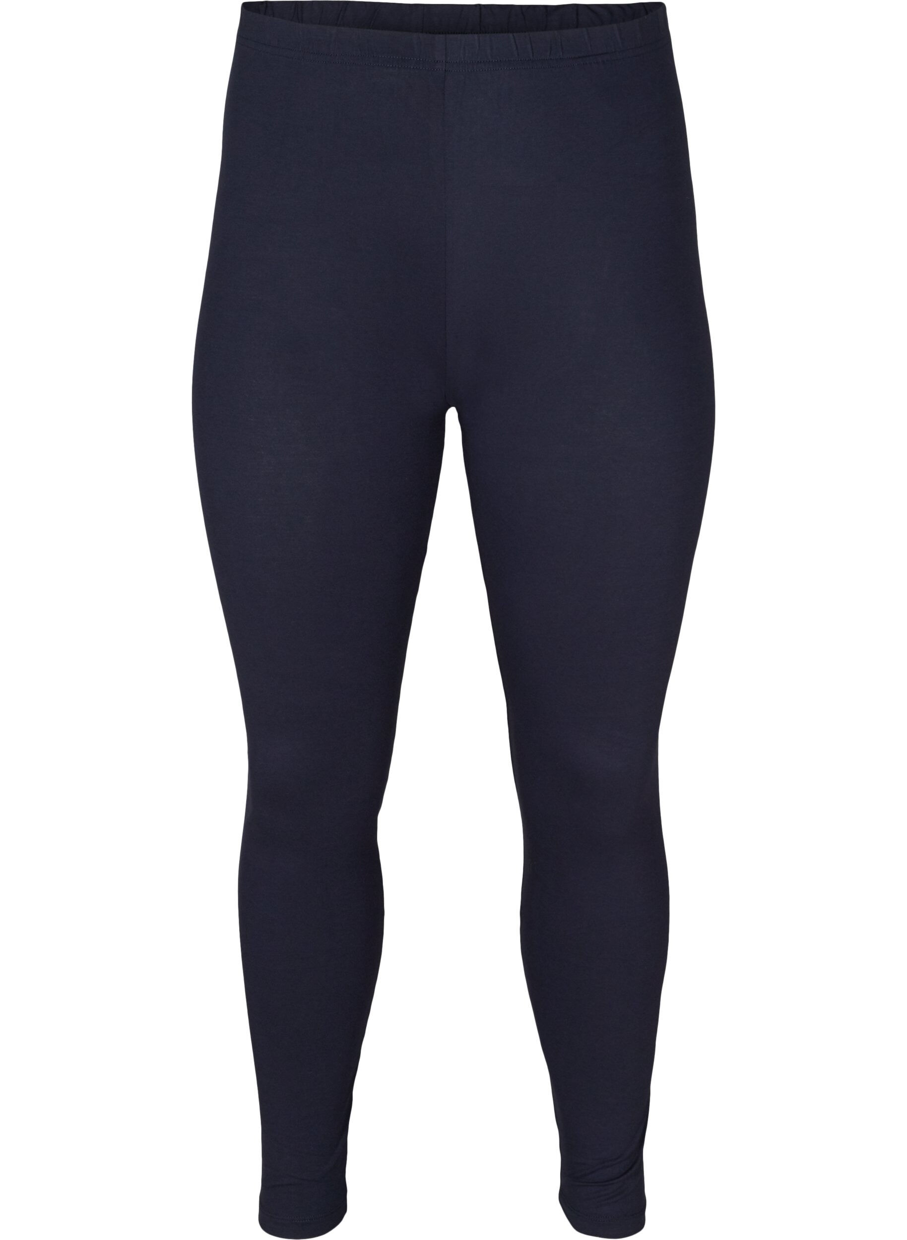 Zizzi Lange basis leggings, Night Sky, Packshot image number 0