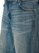 Barrel fit jeans med slidt vask, Bl&aring;, Packshot image number 2