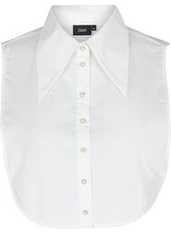Skjortekrave med perleknapper, Bright White