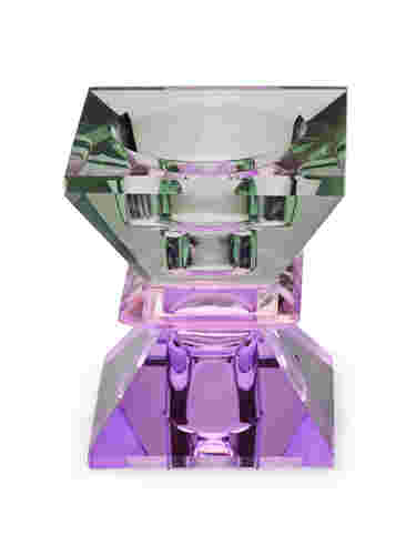 Krystal lysestage, Violet/Olive Comb, Packshot image number 1