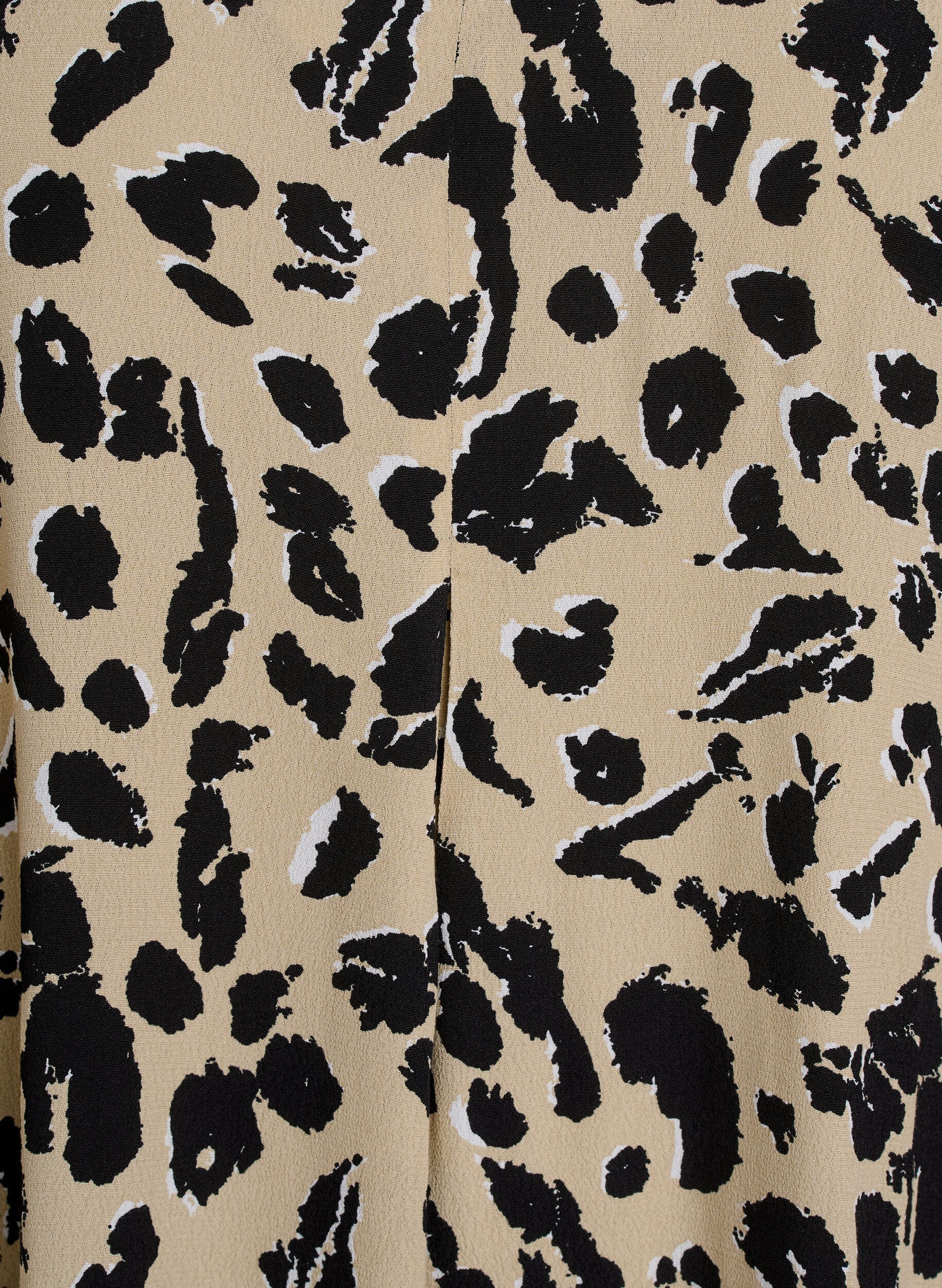 Zizzi Viskose kjole med A-form, Beige, Packshot image number 2