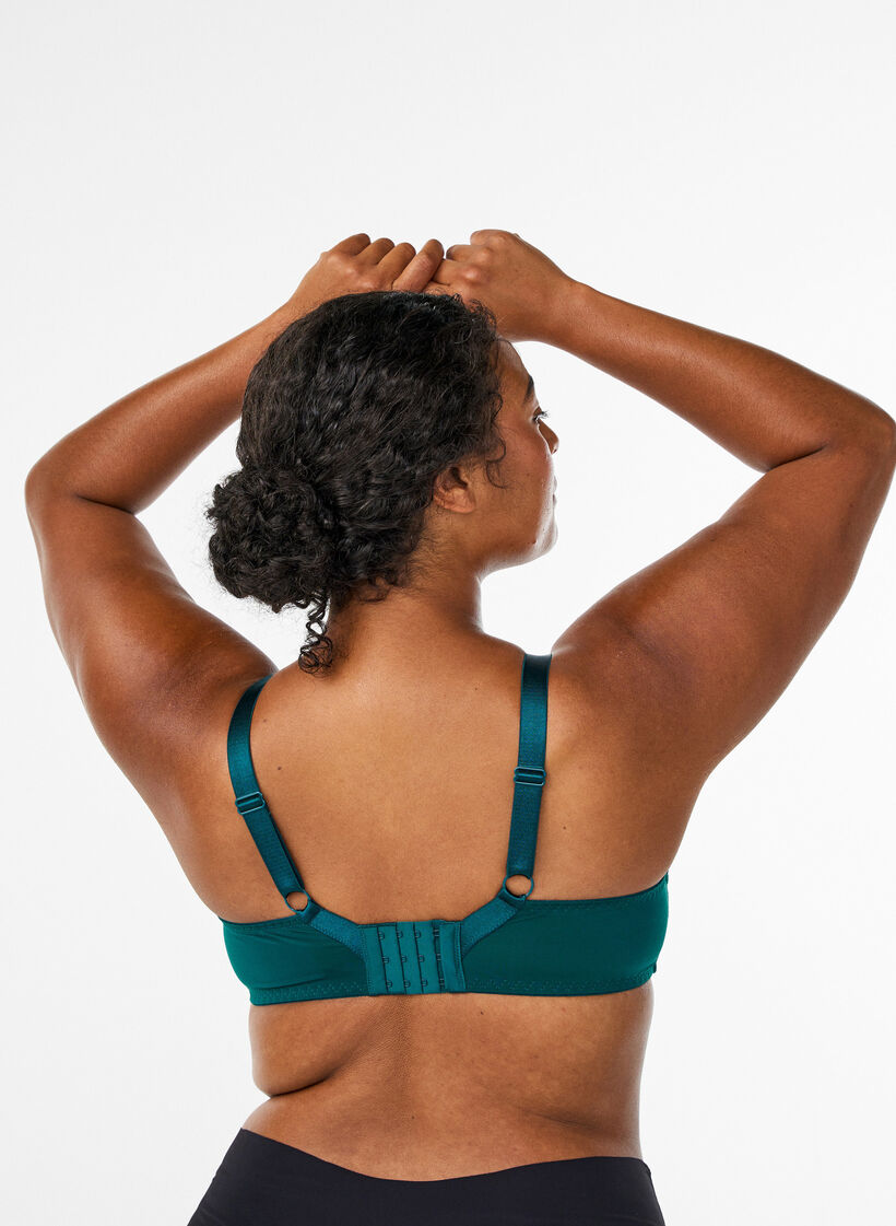 Vatteret blonde bh med b&oslash;jle, Gr&oslash;n, Model image number 2