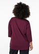 Tr&aelig;ningsbluse med 3/4 &aelig;rmer, R&oslash;d, Model image number 2