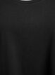Basis jerseybluse med lange &aelig;rmer, Sort, Packshot image number 2