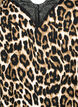 Top med blonder i viskose, Leopard, Packshot image number 2