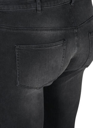 Sanna jeans med rå kanter, Grey Denim, Packshot image number 3