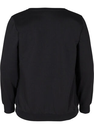 Jule sweatshirt , Black Decoration, Packshot image number 1