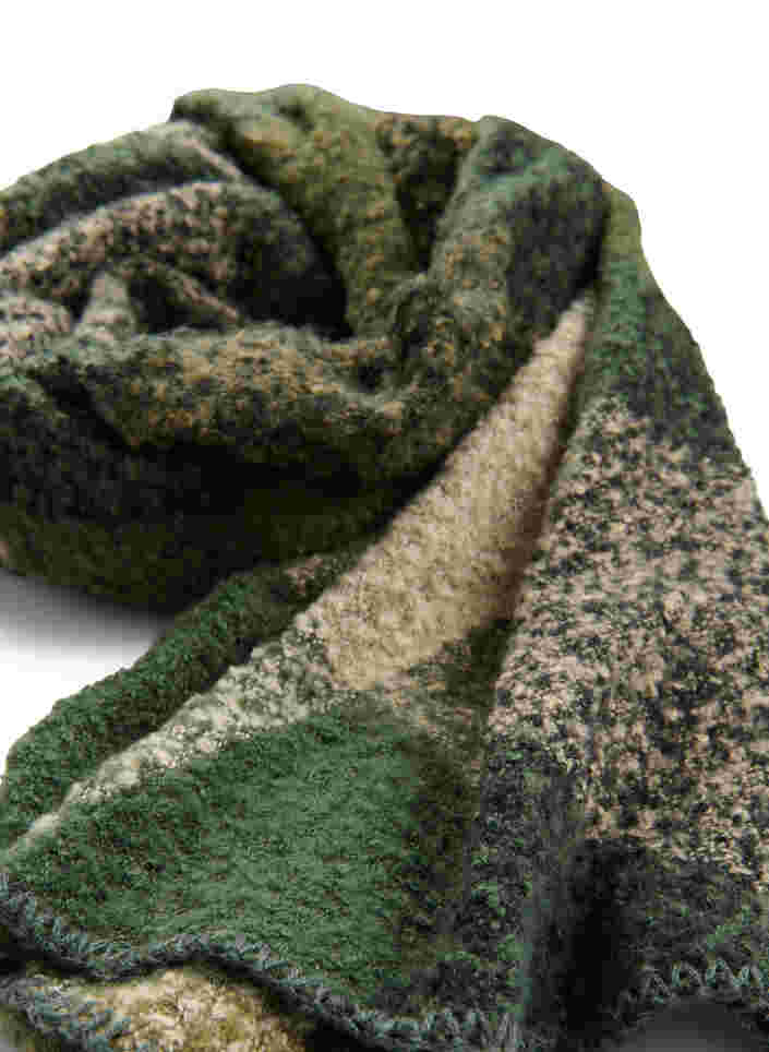 Farvet halstørklæde, Green, Packshot image number 1