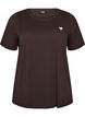 T-shirt med motiv, Brun, Packshot image number 0