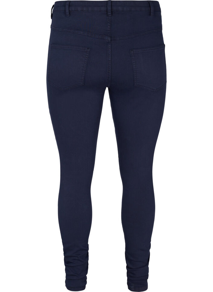 Super slim Amy jeans med høj talje, Night Sky, Packshot image number 1