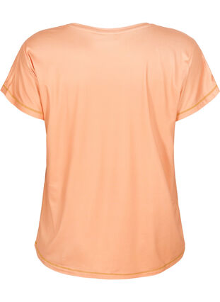 Kortærmet trænings t-shirt , Apricot Nectar, Packshot image number 1