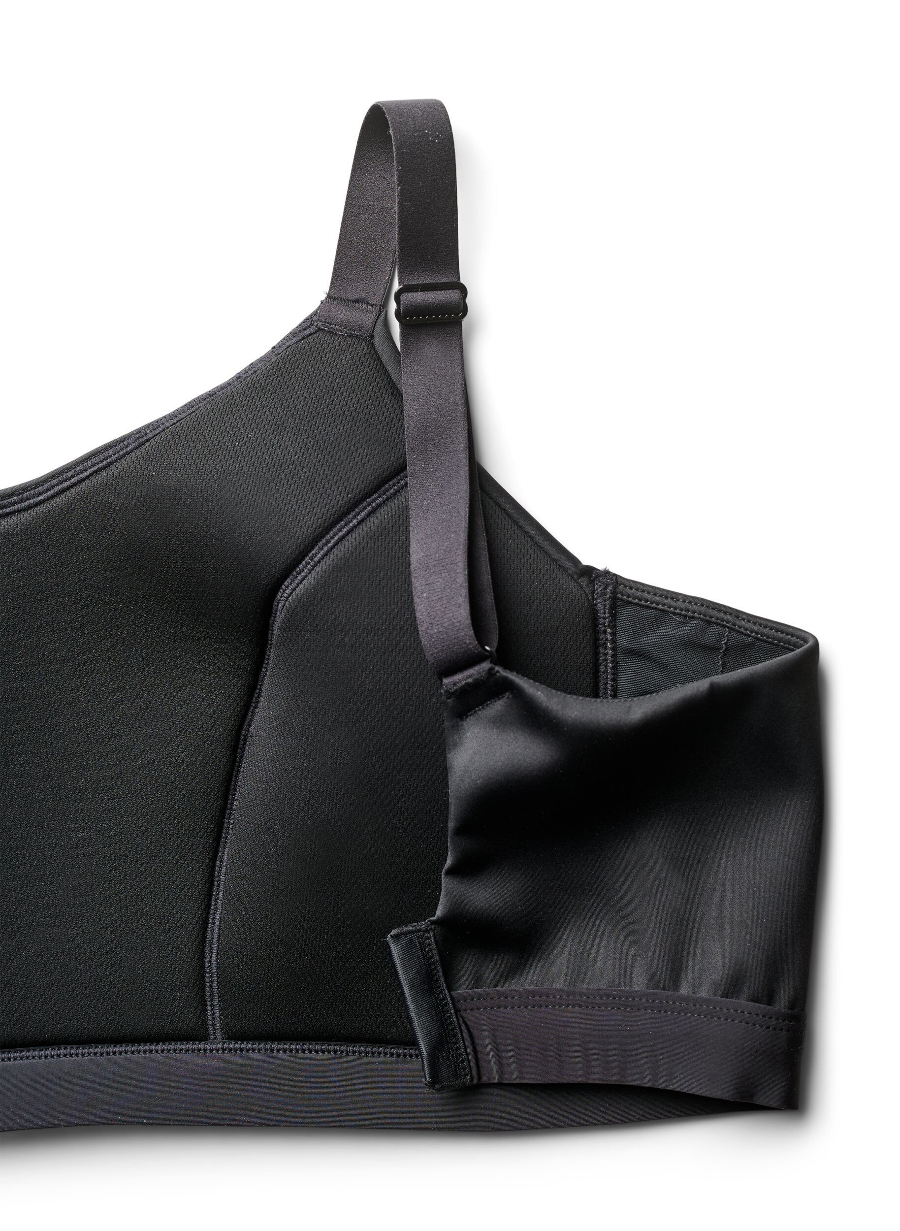 ZizziSports-bh med let vattering, Sort, Packshot image number 3
