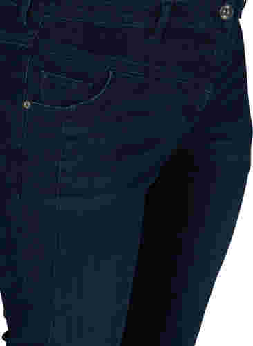 Ekstra slim Sanna jeans med regulær talje , Dark blue, Packshot image number 2