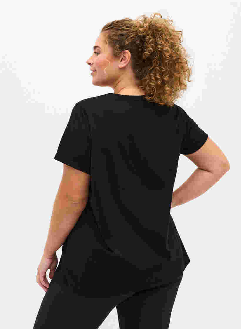 Trænings t-shirt med print, Black Monday, Model image number 1