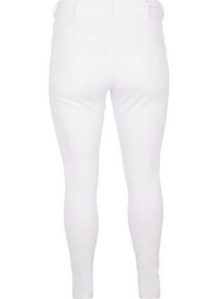 Super slim Amy jeans med høj talje, White, Packshot image number 1