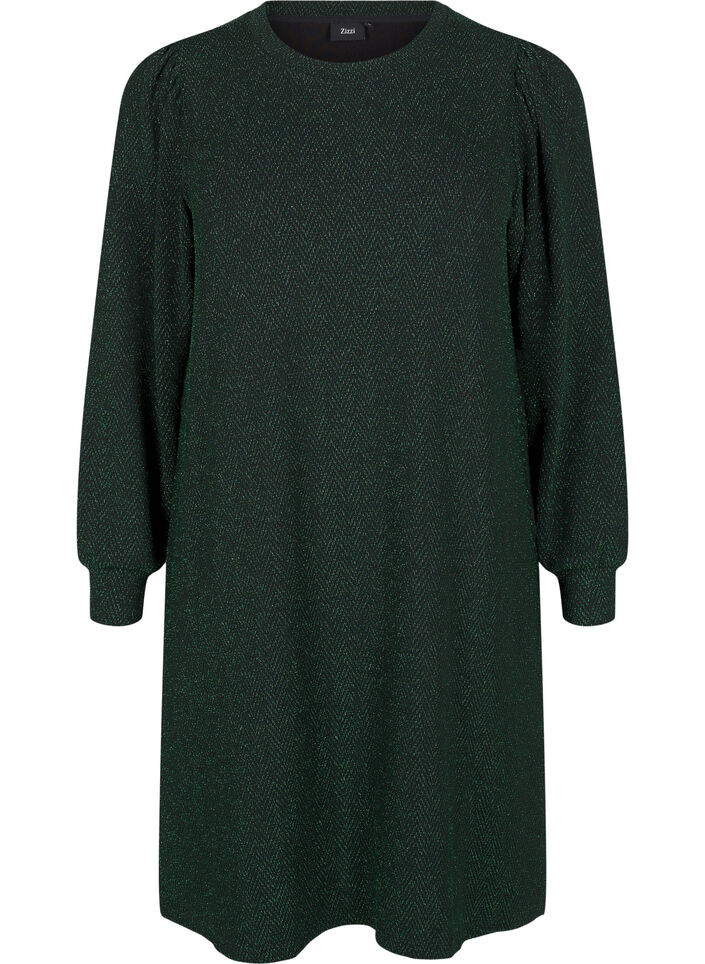 Kjole med zigzag mønster og glimmer, Scarab ZigZagShimmer, Packshot image number 0