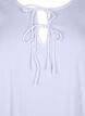 Tunika i viskose med bindebånd , Bright White, Packshot image number 2