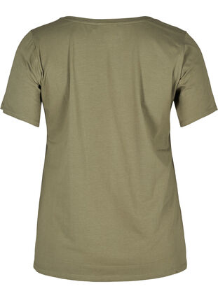 Basis t-shirt, Deep Lichen Green, Packshot image number 1