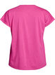 Kort&aelig;rmet t-shirt i bomuldsblanding, Lyser&oslash;d, Packshot image number 1