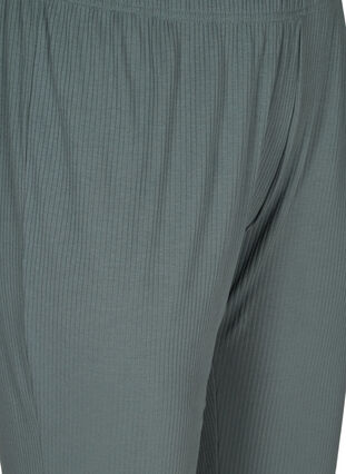 Løse bukser i ribkvalitet, Balsam Green, Packshot image number 2