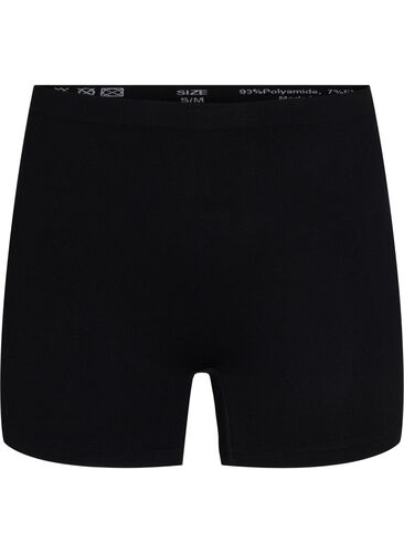 Seamless shorts med regulær talje , Black, Packshot image number 0