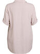 Tunika i h&oslash;r og viskose med A-facon, Beige, Packshot image number 1