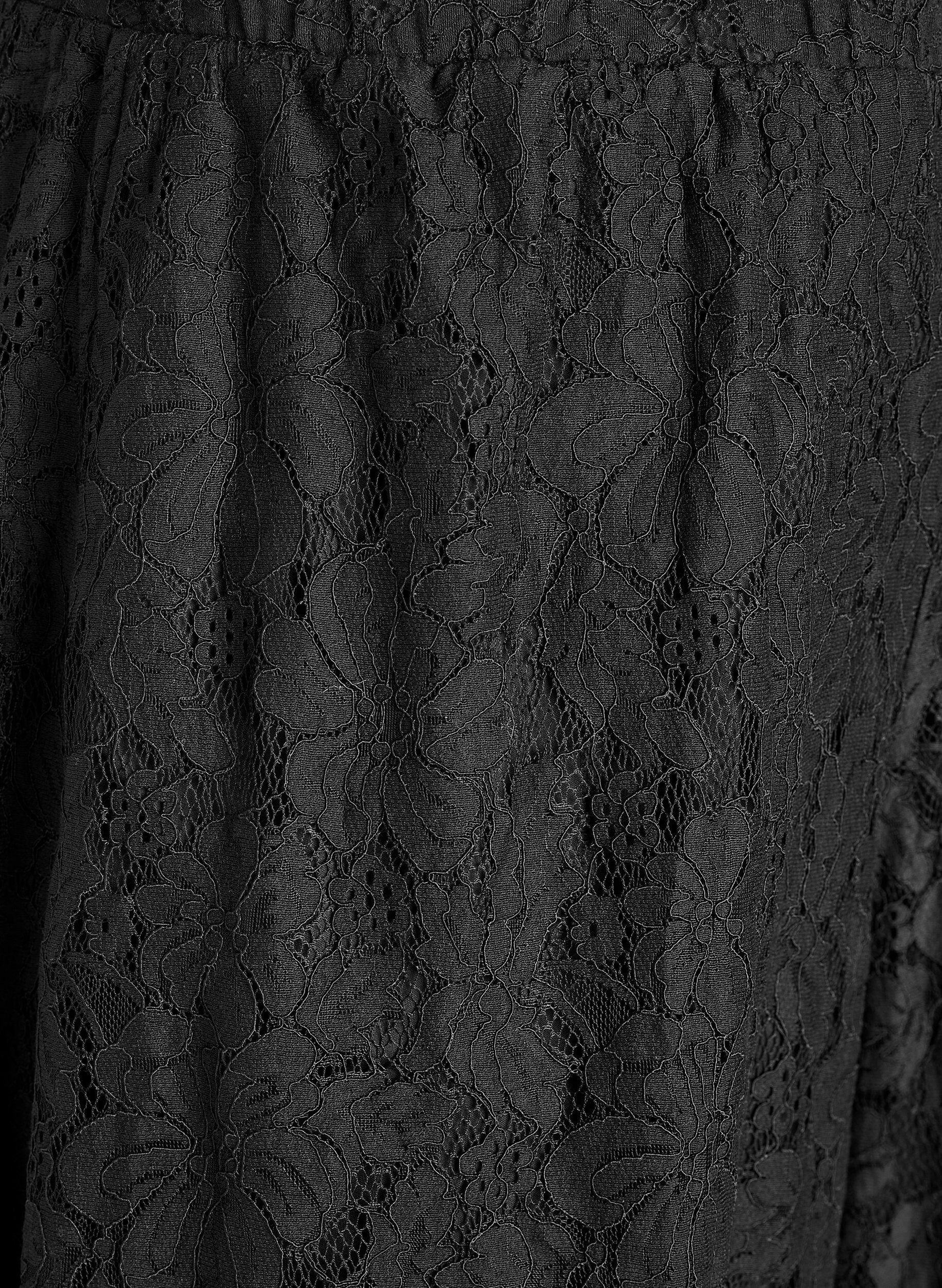 Zizzi Ballon blondebukser med h&oslash;j talje, Sort, Packshot image number 2