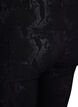 Slim fit bukser med slangemønster, Sort, Packshot image number 3