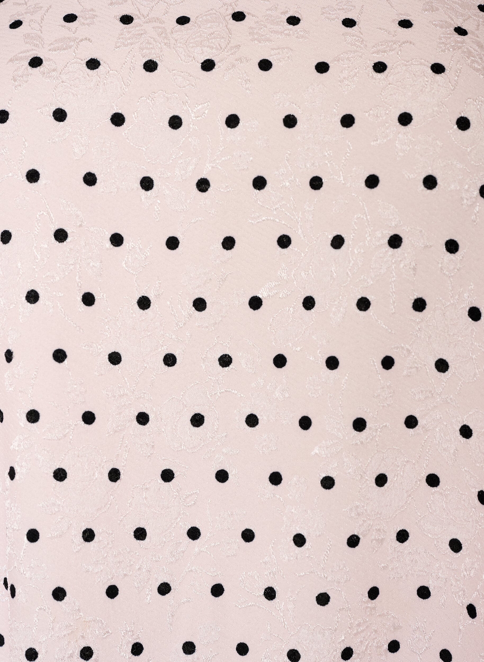 Zizzi Prikket kjole i A-form med ballon&aelig;rmer, Lyser&oslash;d, Packshot image number 2