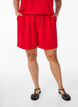 Shorts med lommer og elastik i taljen, R&oslash;d, Model image number 3