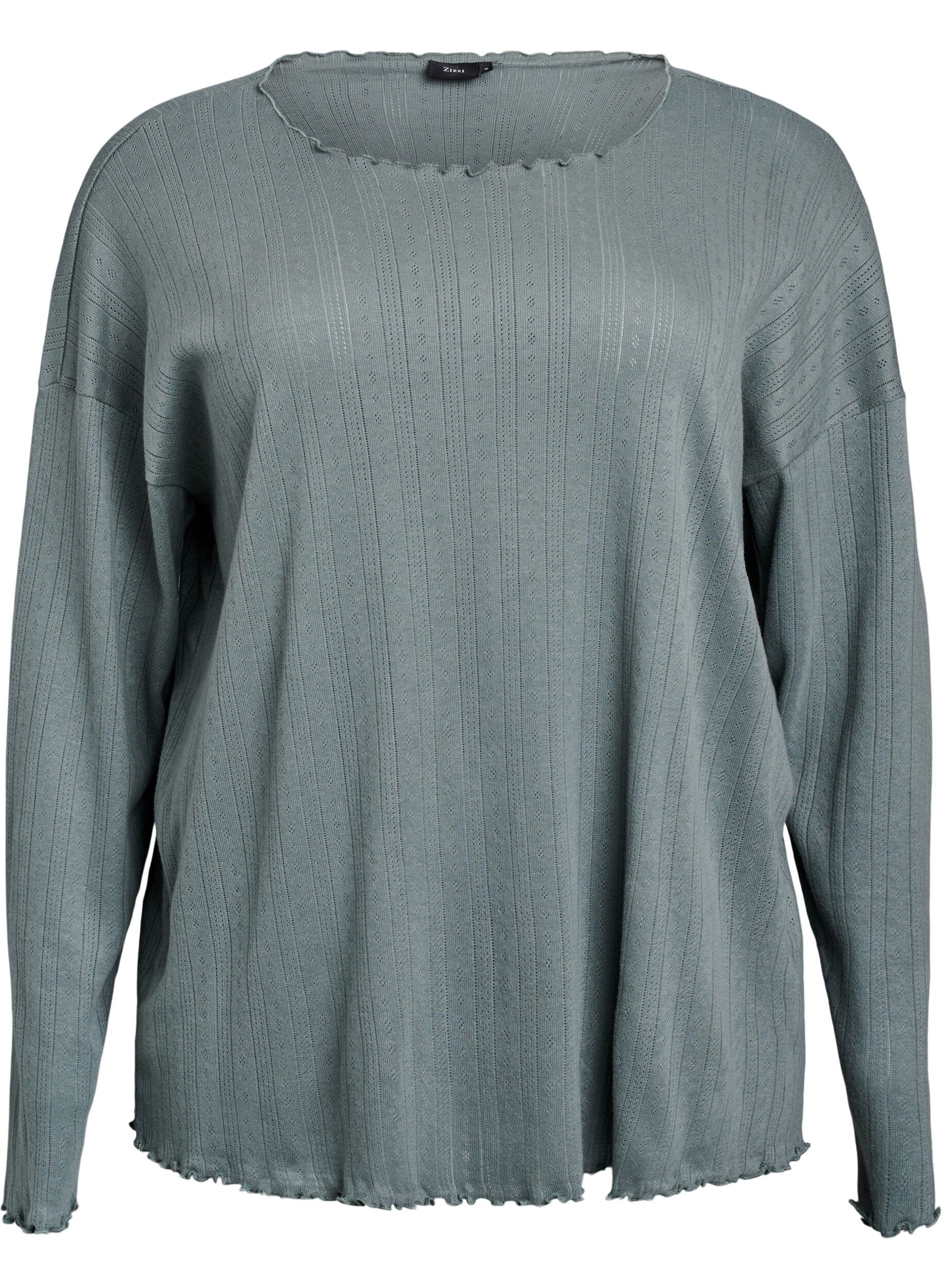 Natbluse i &oslash;kologisk bomuld