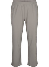 Bukser med straight fit, Beige