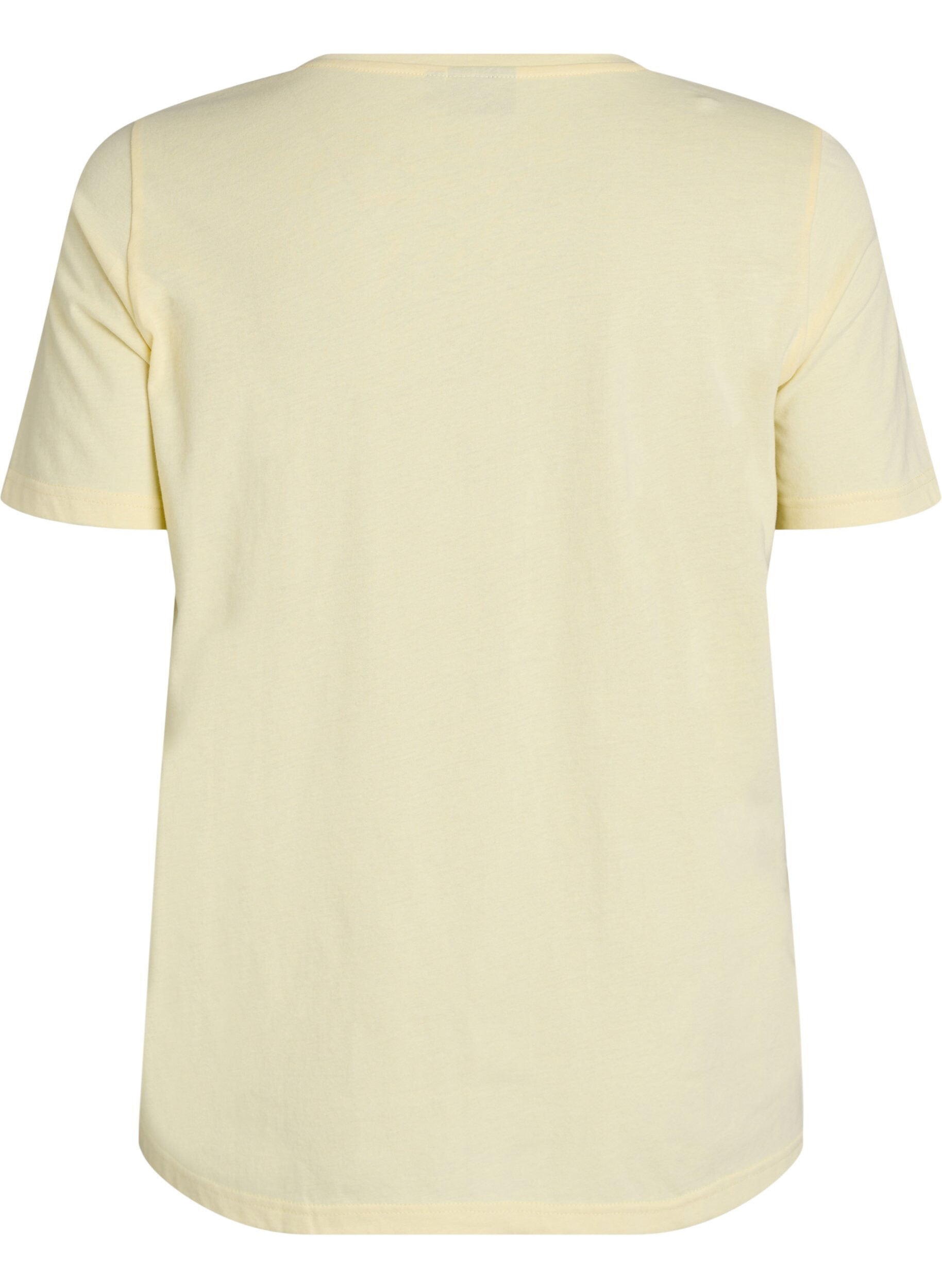 ZizziT-shirt med motiv, Gul, Packshot image number 1