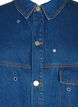 Denim skjorte med eyelets, Blå, Packshot image number 2