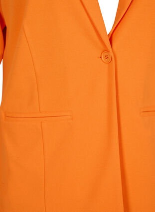 Blazer med lommer, Vibrant Orange, Packshot image number 2