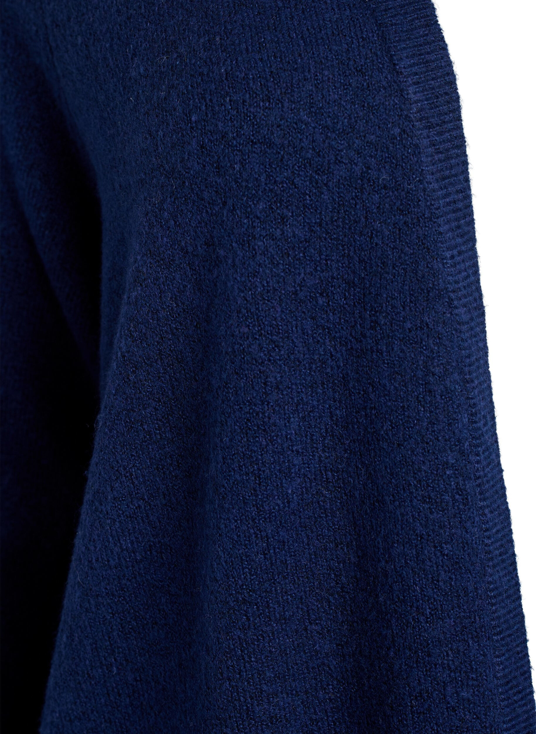 ZizziMeleret strik cardigan med lommer, Bl&aring;, Packshot image number 2