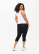 FLASH - 2-pak 3/4 leggings i bomuld, Sort, Model image number 2