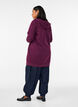 Bluse med balloneffekt og chiffondetaljer, R&oslash;d, Model image number 2