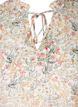 Tunika med blomsterprint, Gold/ Beige AOP, Packshot image number 2