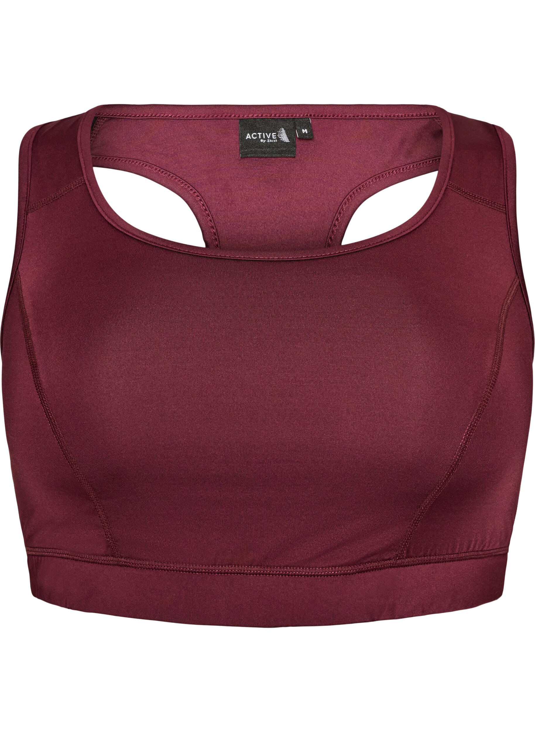 ZizziSports-bh med racerback, R&oslash;d, Packshot image number 0