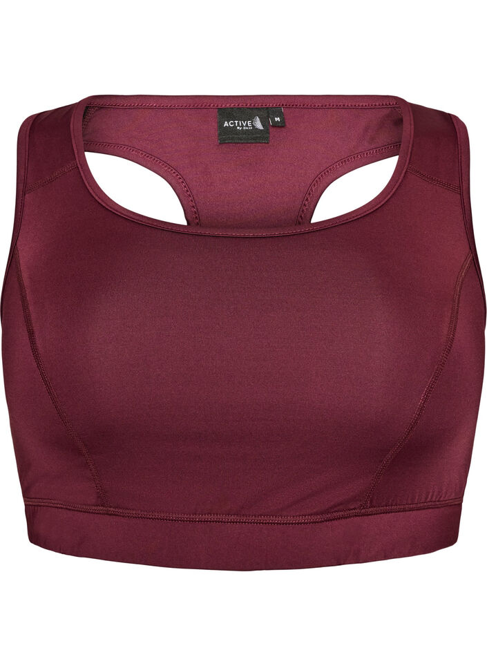 Sports-bh med racerback, R&oslash;d, Packshot image number 0
