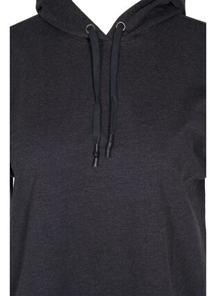 Sweatkjole med hætte og korte ærmer, Black DGM ASS, Packshot image number 2