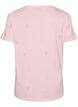 T-shirt i &oslash;kologisk bomuld med hjerter, Lyser&oslash;d, Packshot image number 1