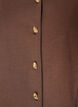 Figursyet jerseycardigan med dekorative knapper, Brun, Packshot image number 2