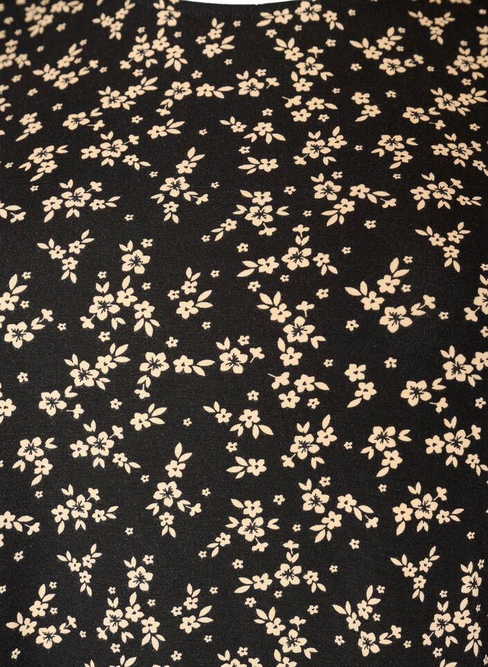 Bluse med lange &aelig;rmer, Sort, Packshot image number 2