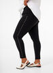 Leggings med eyelets, Black, Model image number 2
