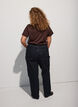 T-shirt i bomuld med frontmotiv, Brun, Model image number 2
