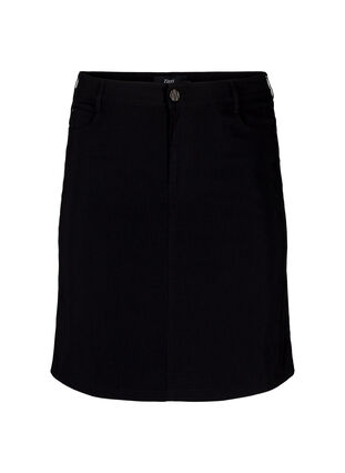 Kort nederdel med indershorts, Black, Packshot image number 0