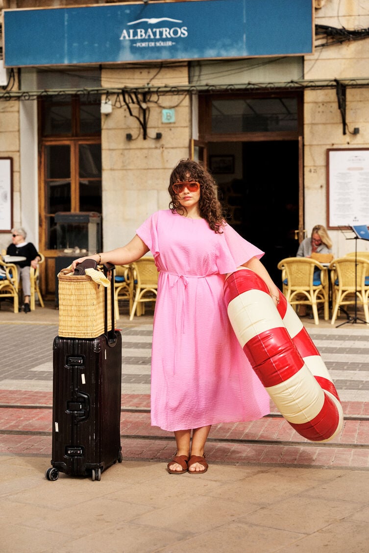 Lyser&oslash;d feriestemning med kant, , Model