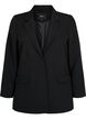 Klassisk blazer med knaplukning, Sort, Packshot image number 0